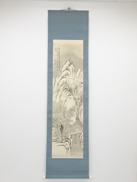 JAPANESE HANGING SCROLL / HAND PAINTED / SCENERY